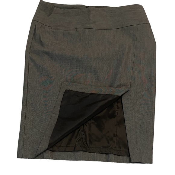 Express Design Studio Gray Pencil Skirt - Picture 5 of 8
